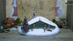 Photo of the Christmas Hobbit House product made and sold by Lone Wolf Scenics. 2023 Vision, The Magic Of Christmas, Magic Of Christmas