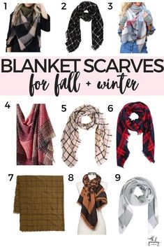 How to Wear A Blanket Scarf 7 Ways - Paisley + Sparrow Wear A Scarf, How To Wear A Scarf, White Scarves