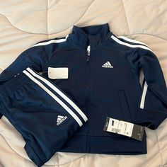 Full Zip Tricot Top And Bottoms. Adidas Blue, Blue Adidas, Matching Sets, Adidas, Blue, Clothes, Color