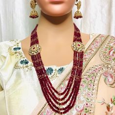 Beads Long Necklace Beads Long Necklace, Kids Handicraft, Indo Western Gown, Saree Petticoat, Saree Jewellery, Silver Pooja Items, Glass Bangles, Silver Toe Rings, Gold Chain With Pendant