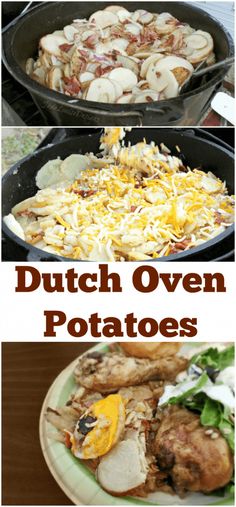 dutch oven potatoes are an easy and delicious side dish