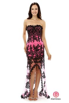 Pink Corset Dress For Gala During Prom Season, Strapless Evening Dress For Prom With Fitted Bodice, Pink Strapless Prom Gown, Strapless Evening Gown For Prom Season, Pink Strapless Prom Evening Dress, Strapless Gown For Prom, Homecoming Evening Dress For Prom Season, Prom Strapless Dress With Fitted Bodice, Pink Strapless Evening Dress For Prom Season