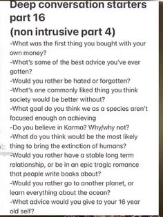 Convo Starters, Date Night Questions, Text Conversation Starters, Deep Conversation Topics, Deep Conversation Starters, Questions To Get To Know Someone, Deep Conversation, Intimate Questions, Conversation Topics