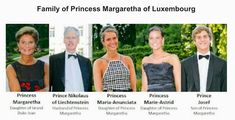 the family of princess margrethe of luxembourg