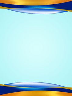 a blue and gold background with an empty space in the middle