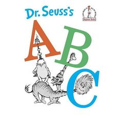 the dr seuss's abc book is shown