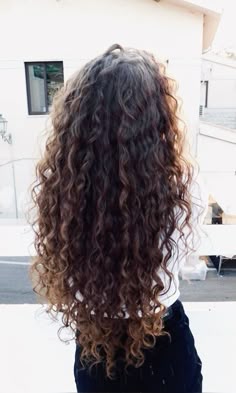 Large Curl Perm Long Hair, Perm Inspo Long Hair, Long Naturally Curly Hair With Layers, Long Permed Hair Before And After, Curly Cut Long Hair, Long Curly Hair Naturally, Long Curly Haircuts With Layers Natural Curls, Long Curly Hair Aesthetic, Long Layers Curly Hair