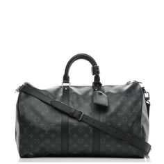 Louis Vuitton Luggage Black, Louis Vuitton Bandouliere, Louis Vuitton Keepall Black, Louis Vuitton Big Bag, Louis Vuitton Duffle Bag, Louis Vuitton Suitcase, Cotton Travel Bag, Black Duffle Bag, Louis Vuitton Keepall 45