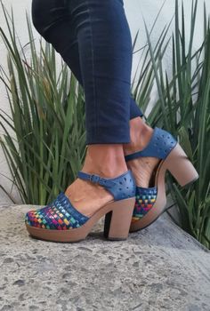 Mexican Huaraches, Huarache Sandals, Mexican Style, Vintage Mexican, Colored Leather, Anaheim, Boho Hippie, Natural Leather, Shoe Shop