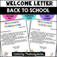 welcome letter back to school with balloons