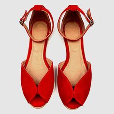 Materials: 100%  Suede Leather  Height: Flat Fit: Comfortable   Size Chart: For sizing information, please see the size chart included in the picture gallery or use online shoes size converter https://www.gigacalculator.com/converters/shoe-size-converter.php Slip into Summer Style: Red Sandals: Suede Leather Sandals, Summer Shoes, Self Gift Brighten your day with these charming red peep toe sandals!  The comfortable flat sole makes them perfect for all-day wear, while the chic peep toe design ad Red Mary Jane Shoes, Shoes Mary Jane, Self Gift, Autumn Shoes, Nice Clothes, Red Sandals, Peep Toe Sandals, Comfortable Flats, Fall Shoes