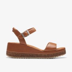 Shop Kassanda Lily Tan Leather Wedges at Clarks US. Explore the latest trends with our range of Sandals online today. Shoe Care Kit, Summer Dressing, Low Wedge Sandals, Strappy Sandals Flat, Desert Boot, Clarks Women's, Timberlands Women, Desert Boots, Round Toe Heels