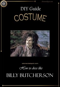 a book cover with the title, diy guide costume