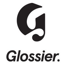 the logo for glossier