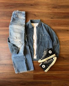 Androgynous Outfits, Masc Outfits, Mens Casual Dress Outfits, Vintage Outfit, Outfits With Converse, Cool Outfits For Men