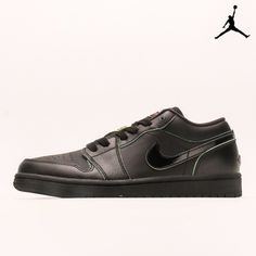 Air Jordan 1 Low  'Black Cat Mascot' HM3690-001 Casual Jordan Shoes With Gum Sole For Streetwear, Black Basketball Shoes With Gum Sole, Black Basketball Shoes With Gum Sole For Sports, Casual Black Basketball Shoes With Gum Sole, Black High-top Basketball Shoes With Gum Sole, Black Mid-top Basketball Shoes With Gum Sole, Urban Black Basketball Shoes, Black Jordan Shoes With Gum Sole, Black Custom Synthetic Sneakers For Skateboarding