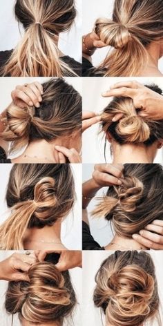 Hot Mess Hair, Hairstyles Down, Goldfish Kiss, Messy Updo, Easy Hairstyles For Medium Hair, Hairstyles For, Hair Homecoming, Hair Bridesmaid, Peinados Fáciles Para Cabello Corto