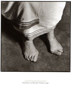 the feet of mother teresa, 1971