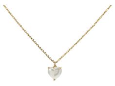 Kate Spade New York My Love Pendant Necklace - Necklace : Pearl - June : Flaunt a chic and dainty look by accessorizing it up with the Kate Spade New York My Love Pendant Necklace. Gold-plated metal construction. Heart-shaped cubic zirconia pendant charm. signature lobster claw closure. Dust bag included. Imported. Measurements: Chain Circumference: 16 in Adjuster Length: 3 in Pendant Height: 2 5 in Pendant Width: 1 5 in Weight: 0.1 oz Preppy Pink, Aesthetic Jewelry, Love Pendant, Necklace Pearl, Necklace Necklace, Pink Wedding, Flower Pendant, Metal Construction, Kate Spade New York