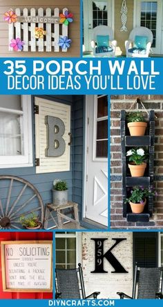 the front porch wall decor ideas you'll love