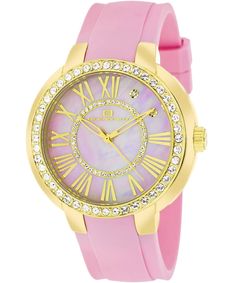 Oceanaut Allure Collection Model Oc6418 Watch - Swiss Quartz Movement View 1 Watches Pink, Water Resistant Watch, Pink Watch, Pink Jewelry, Women's Watches, Mother Pearl, Stainless Steel Watch, Minerals Crystals, Stainless Steel Jewelry