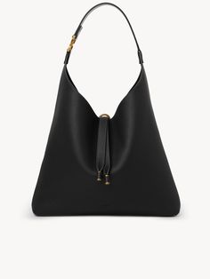 Chloé Marcie Hobo Bag | Chloé US Chloe Tote Black, Designer Bags Black, Leather Hobo Bags, Chloe Shoulder Bag, Womens Designer Bags, Bags And Purses, Purses For Women, Coin Purse Wallet, Bag Collection