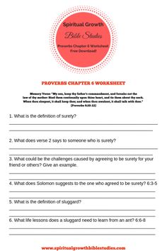 a worksheet for proves, charter and workbook written in red on white paper