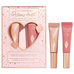 christmas gifts ideas 2024! Pillow Talk Blush, Makeup Sephora, Charlotte Tilbury Makeup, Matte Blush, Makeup Gift Sets, Liquid Highlighter