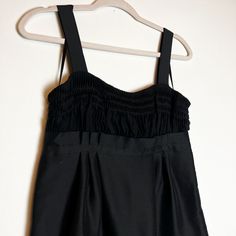 Diane Von Furstenburg Celardo Tank Dress Black Silk Nwt Sz 6 Excellent Condition New With Tags 100% Silk Pockets Retails For $365 Y2k Babydoll Style Pleated Accents On The Bust Fully Lined Little Black Dress Lbd Dressy Cocktail Date Night Dinner Holidays Event Black Pleated Bodice Mini Dress For Spring, Spring Black Mini Dress With Pleated Bodice, Black Mini Dress With Pleated Bodice For Spring, Black Midi Dress With Ruched Bodice For Work, Black Mini Dress With Pleated Bodice, Black Empire Waist Midi Dress For Evening, Black Mini Dress With Pleated And Fitted Bodice, Spring Evening Mini Dress With Empire Waist, Black Silk Dress With Ruched Bodice