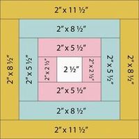 the size and width of a square floor plan with two sides, one side is divided by