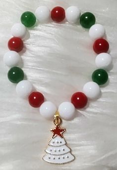 Beaded Christmas Decorations, Christmas Decorations Centerpiece, Diy Earrings Easy, Braided Bracelet Diy