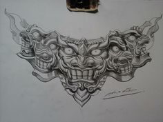 tatto Samurai Mask Tattoo, Chest Tattoo Drawings, Tato Maori, Throat Tattoo, Cool Chest Tattoos, Neck Tattoo For Guys, Chest Piece Tattoos, Mask Tattoo