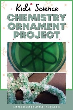 the science project for kids to learn how to make an ornament