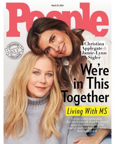 two women on the cover of people magazine, one with her arm around the other's shoulder