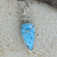 Blue Larimar Spiritual Meaning Soothing Tranquility and Calmness Caribbean Ocean, Orange Stone, Larimar Pendant, Book Jewelry, The Dominican Republic, Luxury Gift Box, Purple Stones, Red Stone, Pink Stone