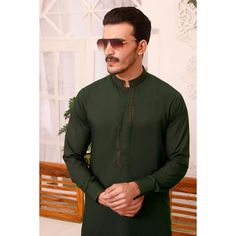 Shalwar Kameez Premium Blended Fabric  Color Green Italian Thread  Self Fabric Fabric Buttons or Metal Buttons Finest Stitch Branded Design Custom Sizes are also available. Green Fitted Kurta With Naqshi, Green Dabka Work Sherwani For Eid, Fitted Green Lawn Suit With Naqshi, Traditional Green Lawn Suit For Formal Occasions, Traditional Green Formal Lawn Suit, Designer Green Shantoon Kurta, Traditional Green Shantoon Kurta, Green Long Sleeve Lawn Suit With Pallu, Green Shantoon Kurta With Dabka Work