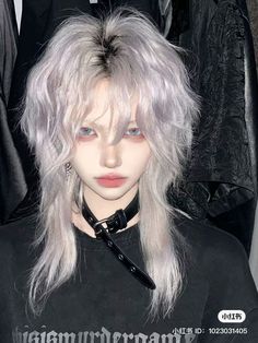 Long White Hair, Cute Haircuts, Shag Hairstyles, Fluffy Hair, Hair Reference, Hair Inspo Color, Dream Hair, Messy Hairstyles