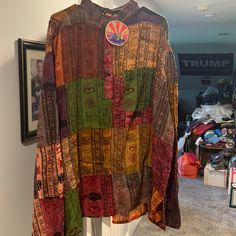 Xxl Boho Hippie Shirt Jayli Hippy Shirts, Hippie Shirt, Hippie Style Clothing, Purple Fashion, Hippie Style, Mens Shirt Dress, Boho Hippie, Dress Shirts, Long Sleeve Shirt