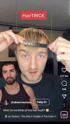 Mens Hairstyling Tips, Ways To Style Short Hair Men, How To Make Straight Hair Curly Men, Curling Mens Hair, How To Curl Mens Short Hair, Mens Hair Styling Tips, Making Hair Curly, How To Curl Your Hair Men, Wavy Hair Routine Men