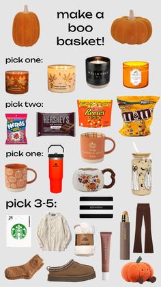 an image of various items that are in the shape of pumpkins and coffee mugs