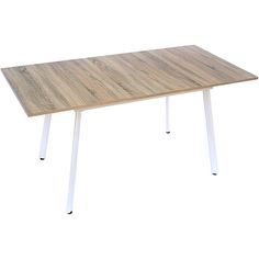 Overall size: before extended: Length 47" 1/4", Width 31" 1/2, Height 30" after extended: Length 63", Width 31" 1/2, Height 30" Bring fresh air into your dining room with this modern style dining table. This noble, inviting table is well-designed and therefore adapts perfectly to your interior. It is ideal for a small dining room with flexible space and is an absolute highlight because of its beautiful Light Oak color Finish. It can be extended up to 63" (160 cm), comfortable for up to 6 people. Rectangular Dining Room Table, Small Dining Room, Kitchen Table Bench, Style Dining Table, Painted Vanity, Flexible Space, Dining Room Table Set, Kitchen Table Settings, Contemporary Dining Chairs