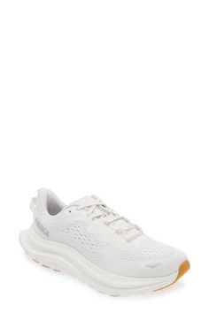 This all-purpose training shoe is updated with a single-layer mesh upper, a sock-like bootie and ghillie lacing to deliver a secure, well-balanced ride. The speckled regrind midsole and gum-rubber outsole are designed for lateral side-to-side movement so you easily transition from street to studio floors. Removable insole Neutral: provides soft, even cushioning with an emphasis on comfort during any activity Lace-up style Cushioned footbed Textile and synthetic upper/synthetic lining and sole Im Sporty White Nylon Trail Running Shoes, White Technical Nylon Running Shoes, Technical White Nylon Running Shoes, White Lace-up Athleisure Trail Running Shoes, Trail Running Shoes With Abzorb Midsole Lace-up, White Nylon Low-top Trail Running Shoes, White Trail Running Shoes With Abzorb Midsole For Sports, White Low-top Nylon Trail Running Shoes, White Lace-up Running Shoes For Trail Running