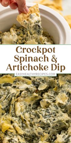 spinach and artichoke dip is an easy appetizer that everyone will love