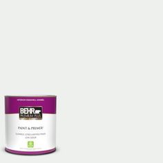 a can of behr paint on a white background