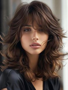 Explore the best layered hairstyles for medium length hair, including side bangs, curtain bangs, and styles for thin and dark hair. Perfect for women of all ages, these versatile cuts enhance volume and movement. Save these ideas on Pinterest for easy inspiration and stylish transformations! Curtain Bangs Medium Hair With Glasses, Hair Side Bangs, Curtain Bangs Medium Hair, Curtain Bangs With Layers, Bangs Curtain, Layered Hairstyles, Bangs With Medium Hair, Hair Inspiration Short, Hairstyles For Medium Length Hair