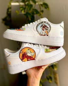 Avatar the Last Airbender Air Force 1 Custom Personalized Shoes, Hand Painted Shoes, Demon Slayer Kimetsu No Yaiba