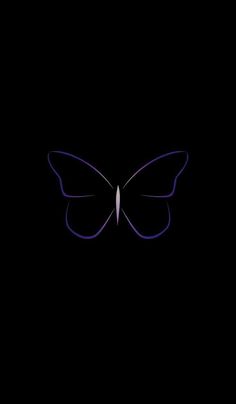 a dark background with a purple butterfly on it's back and the bottom half of its wings