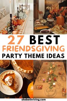 Friendsgiving Ideas Thanksgiving Eve Party Ideas, Friendsgiving Open House, Friendsgiving At Work, Hosting A Friendsgiving Party, Friends Giving For Kids, Friendsgiving Work Potluck, Friendsgiving Ideas 2023, Friendsgiving Theme Ideas Food, How To Plan A Friendsgiving