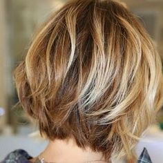 Neck Length Hairstyles, Short Layered Bob Hairstyles, Haircut Styles, Hair 2018, Hair Styles 2017, Hair Color Highlights