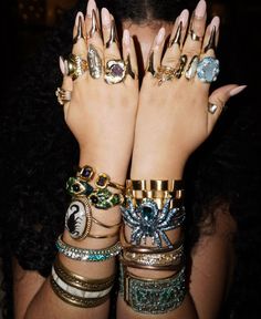 Jewellery Stack, Maximalist Jewelry, Indie Jewelry, Necklaces And Bracelets